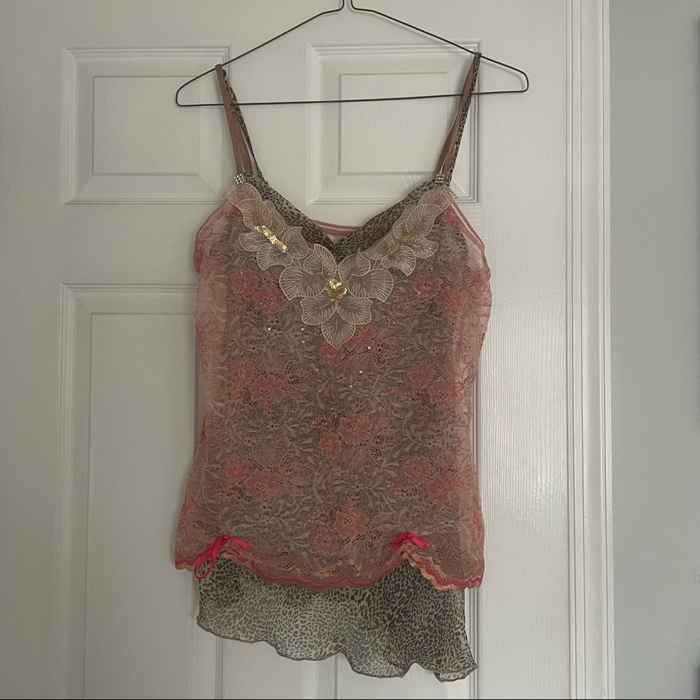 Layered Going Out Lingerie Top, Worn Once!